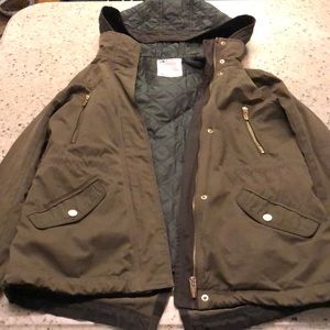 Zara Girls Coat - removable lining with hood!!